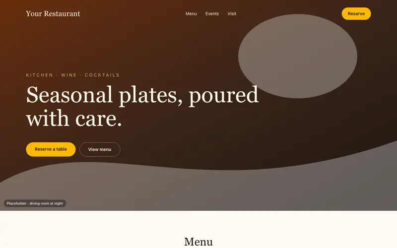 A restaurant